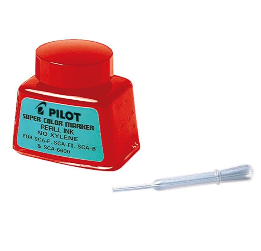 TINTA DE RECARGA PARA MARCADOR PERMANENTE 30ML ROJO PILOT1