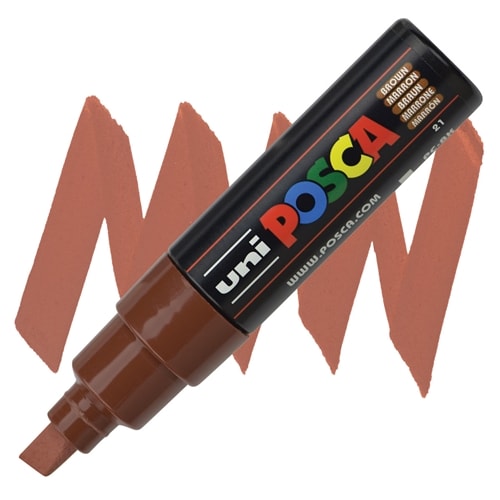 MARCADOR ACRÍLICO PC-8K MARRÓN POSCA1