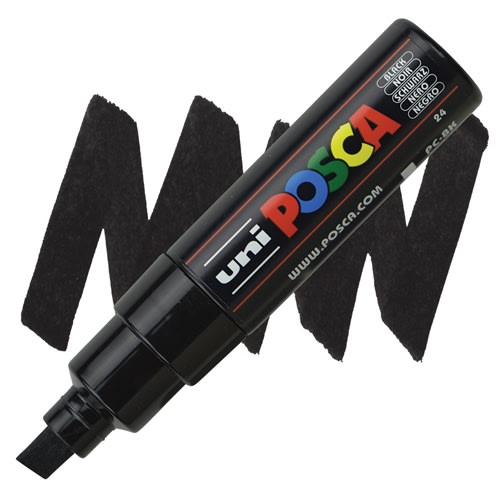 MARCADOR ACRÍLICO PC-8K NEGRO POSCA1