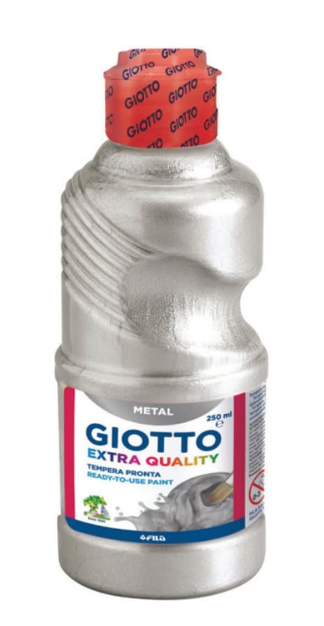 TÉMPERA METÁLICA PLATA 250ML GIOTTO1