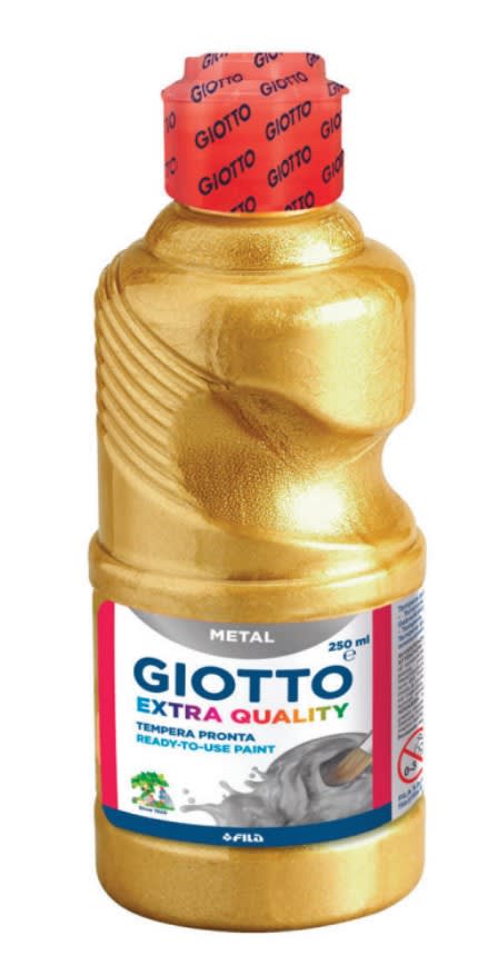TÉMPERA METÁLICA ORO 250ML GIOTTO1