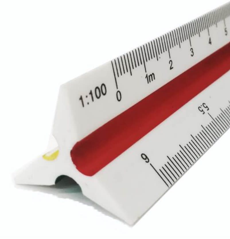 ESCALÍMETRO TRIANGULAR ESCALA T1 (ARQUITECTO) ROTRING2