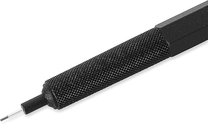 PORTAMINAS 0.5MM 600 METÁLICO NEGRO ROTRING2