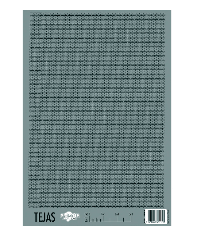 PAPEL MAQUETA 22X32CM TEJA GRIS PROARTE1