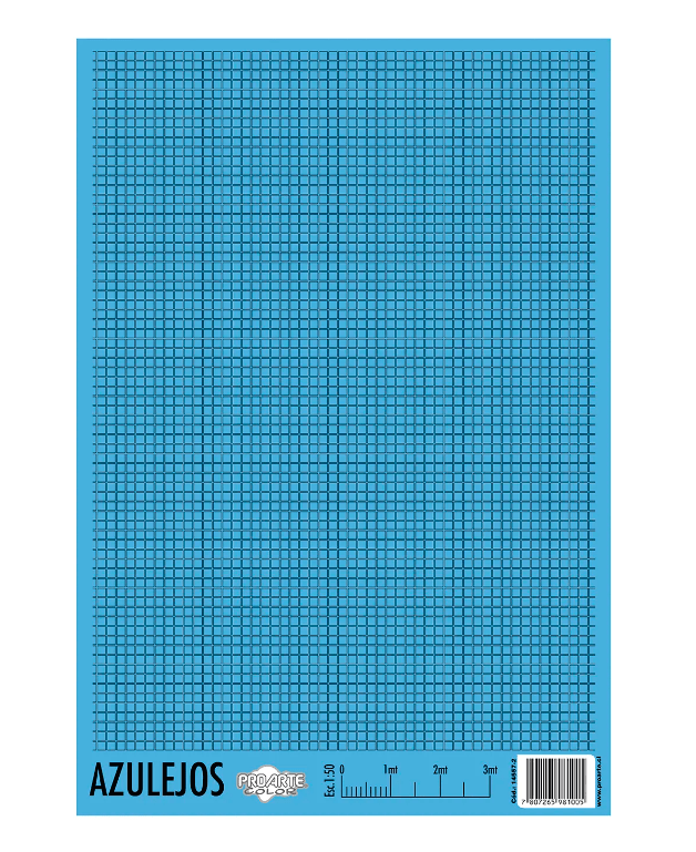 PAPEL MAQUETA 22X32CM AZULEJOS PROARTE1