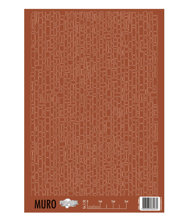 PAPEL MAQUETA 22X32CM MURO CAFÉ PROARTE1