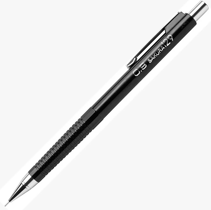 PORTAMINAS 0.9MM XS-129 NEGRO SAKURA1