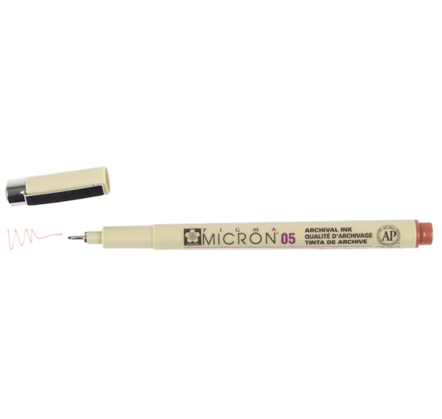 TIRALÍNEAS PIGMA MICRON 05 CAFÉ SAKURA1