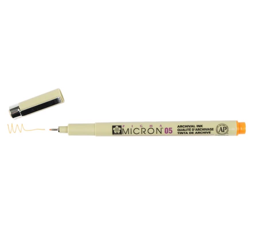 TIRALÍNEAS PIGMA MICRON 05 NARANJA SAKURA1