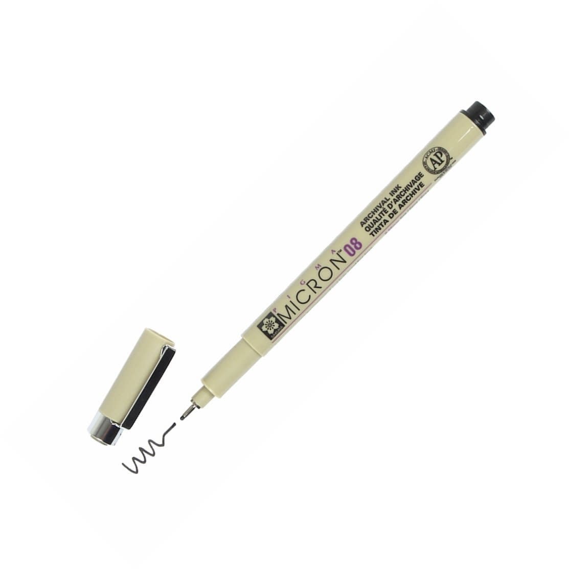 TIRALÍNEAS PIGMA MICRON 08 NEGRO SAKURA1