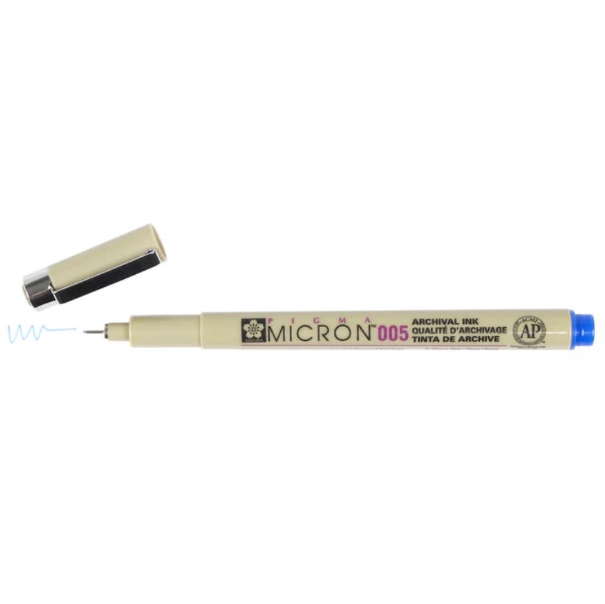 TIRALÍNEAS PIGMA MICRON 005 AZUL SAKURA1