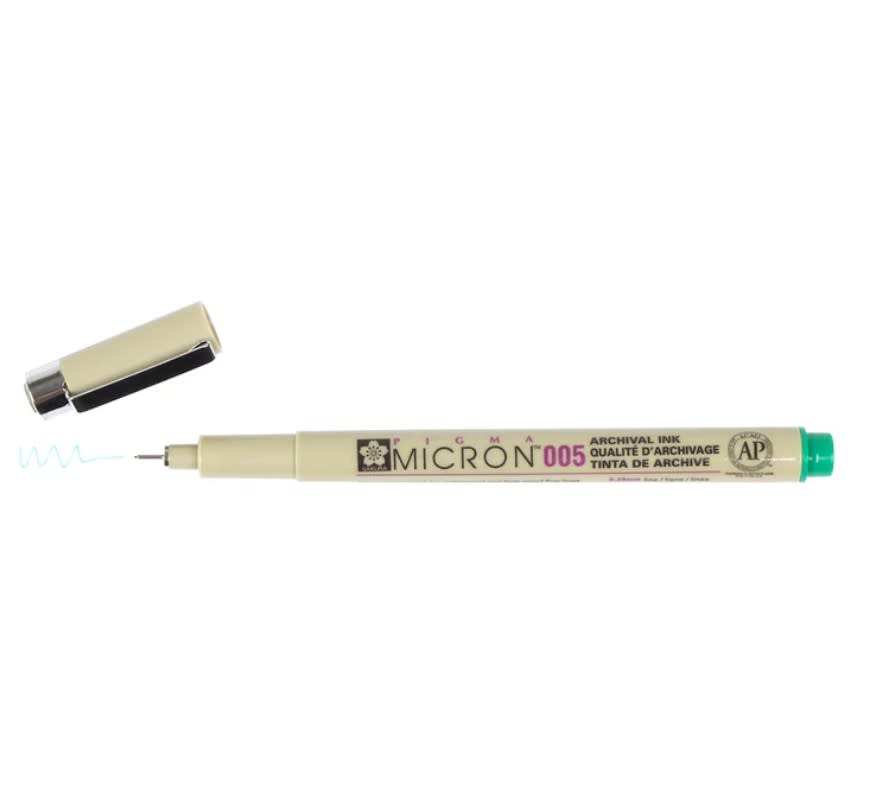 TIRALÍNEAS PIGMA MICRON 005 VERDE SAKURA1