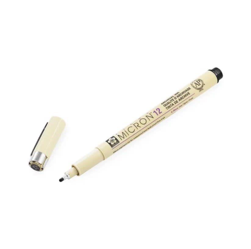 TIRALÍNEAS PIGMA MICRON 12 NEGRO SAKURA1