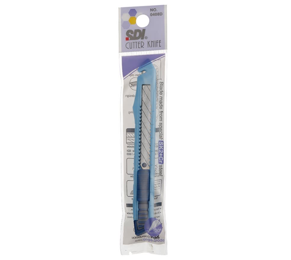 CUCHILLO DE PRECISIÓN 9MM COLORES PASTELES NO.0408D SDI2
