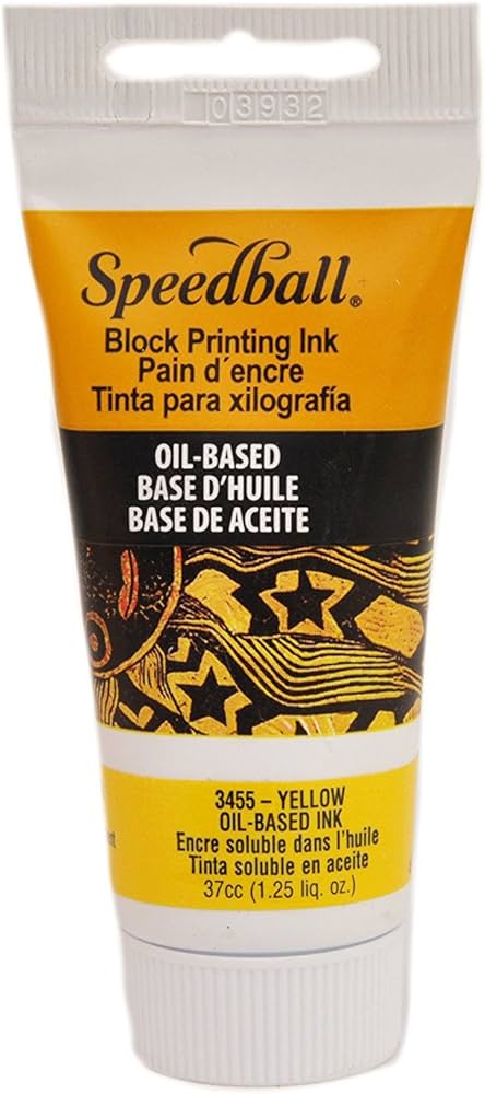 TINTA AL ÓLEO PARA XILOGRAFÍA 37ML AMARILLO SPEEDBALL1