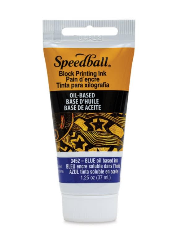 TINTA AL ÓLEO PARA XILOGRAFÍA 37ML AZUL SPEEDBALL1