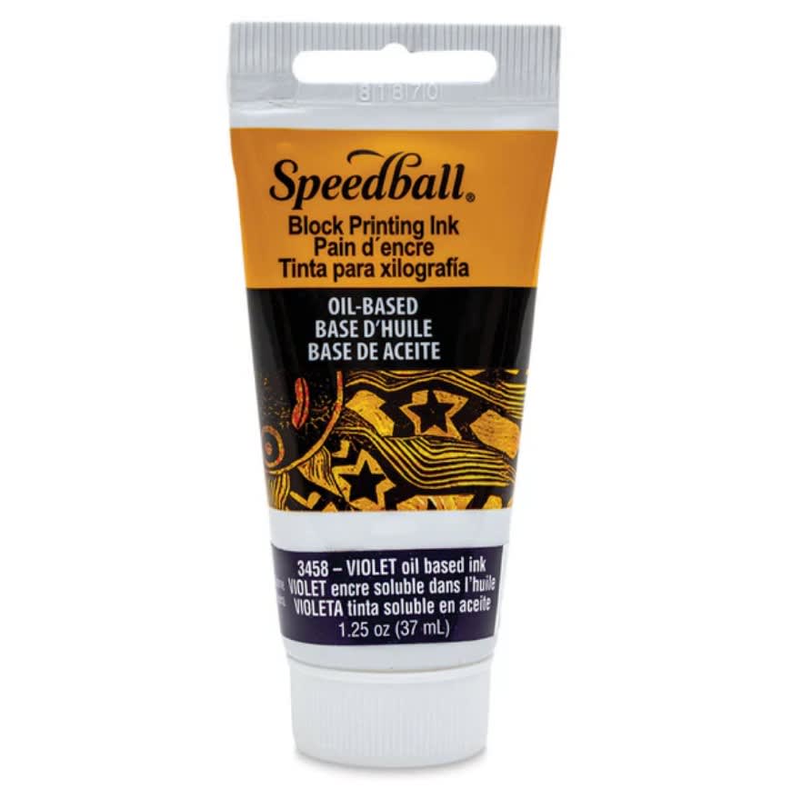 TINTA AL ÓLEO PARA XILOGRAFÍA 37ML VIOLETA SPEEDBALL1