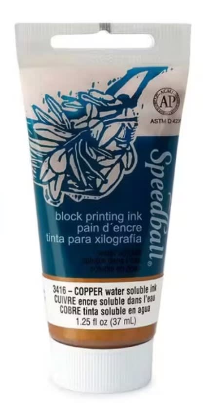 TINTA AL AGUA PARA XILOGRAFÍA 37ML COBRE SPEEDBALL1