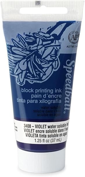 TINTA AL AGUA PARA XILOGRAFÍA 37ML VIOLETA SPEEDBALL1