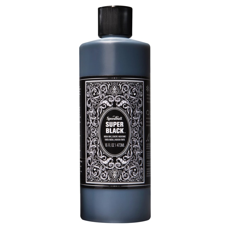 TINTA CHINA SUPER BLACK 473ML SPEEDBALL1