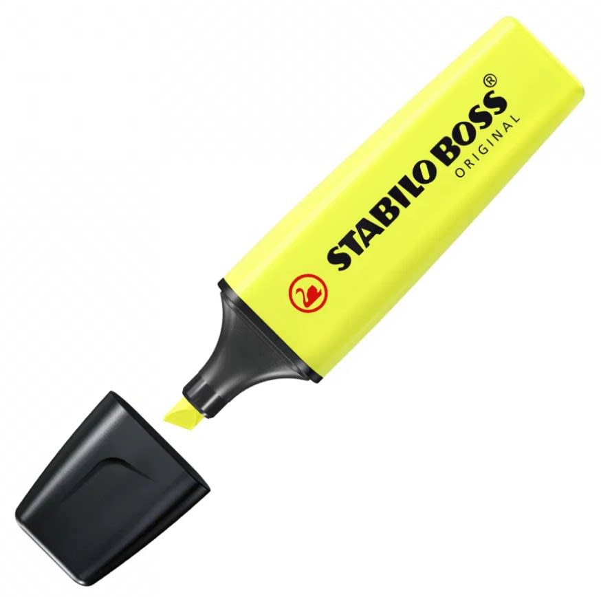 DESTACADOR BOSS FLÚOR AMARILLO NO.70/24 STABILO2