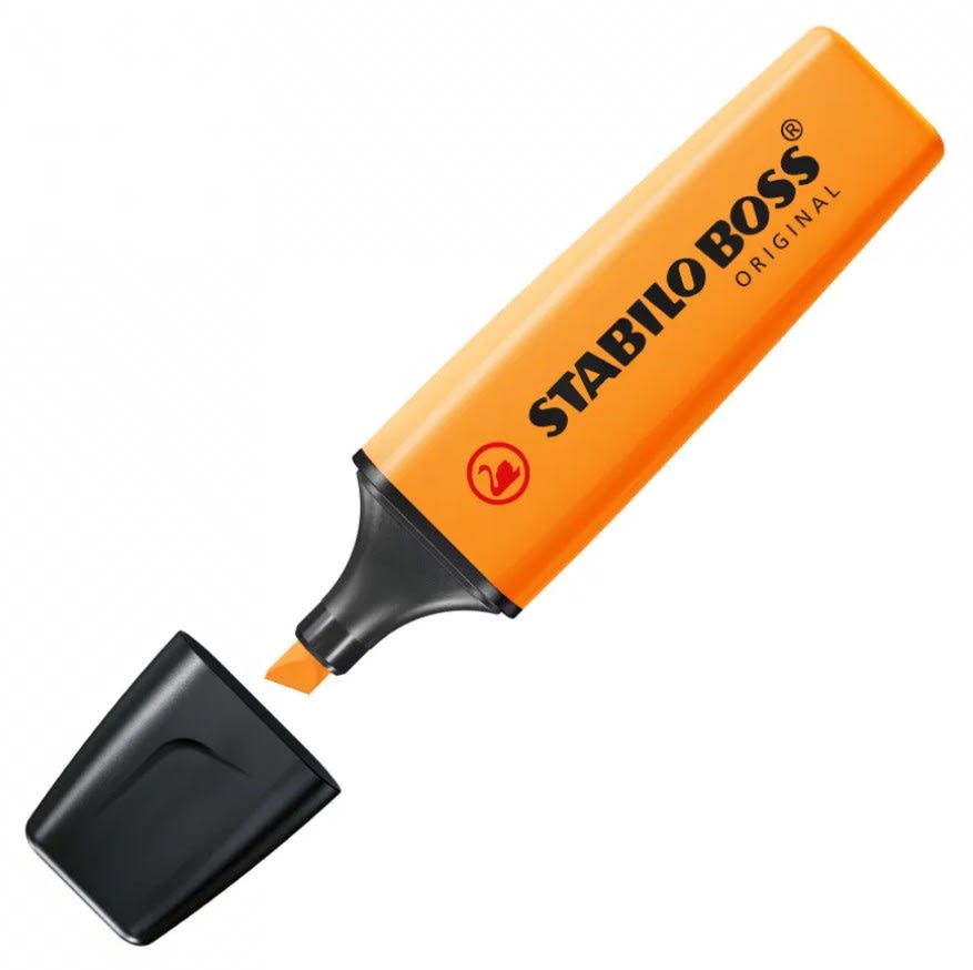 DESTACADOR BOSS FLÚOR NARANJA NO.70/54 STABILO2