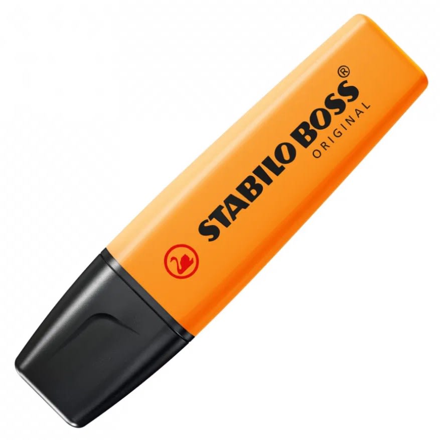 DESTACADOR BOSS FLÚOR NARANJA NO.70/54 STABILO1