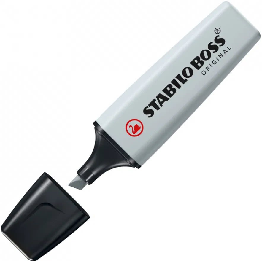 DESTACADOR BOSS PASTEL GRIS NO.70/194 STABILO2