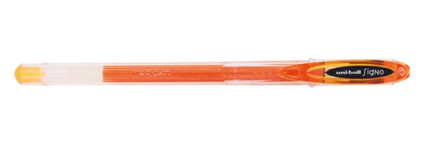 LÁPIZ TINTA GEL SIGNO 0.7MM NARANJA UNI-BALL1
