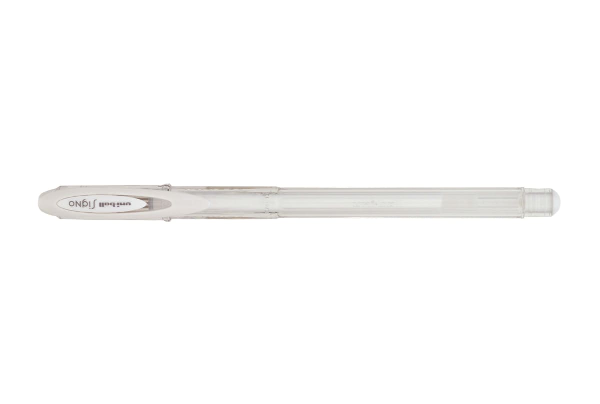 LÁPIZ TINTA GEL ANGELIC COLOUR 0.7MM BLANCO UNI-BALL1