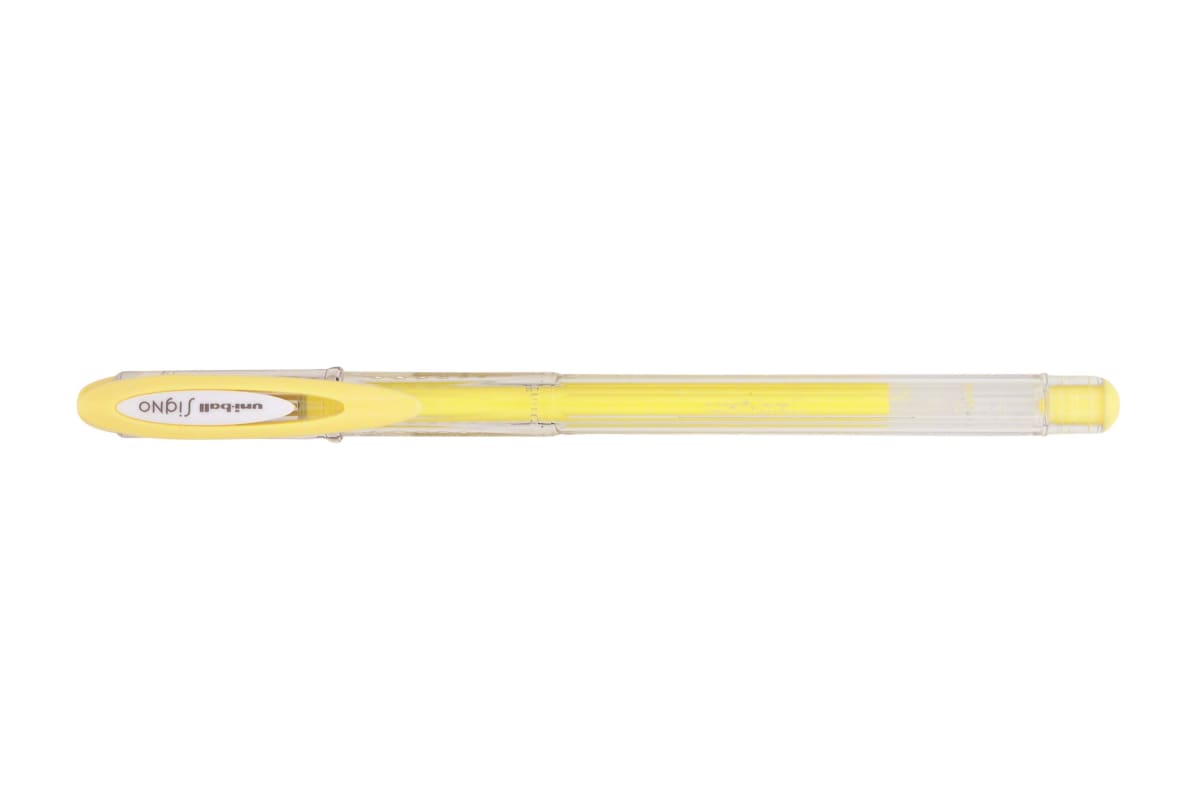 LÁPIZ TINTA GEL ANGELIC COLOUR 0.7MM AMARILLO UNI-BALL1