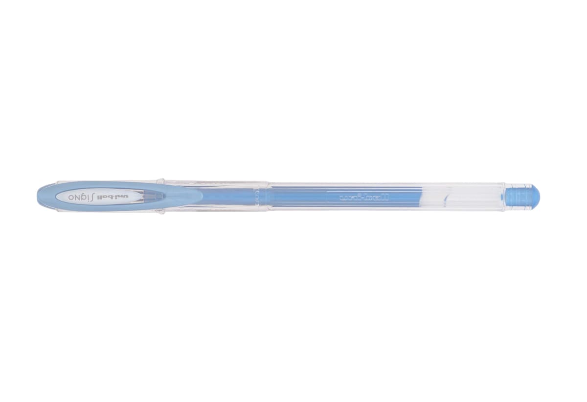 LÁPIZ TINTA GEL SIGNO NOBLE METAL 0.8MM AZUL UNI-BALL1