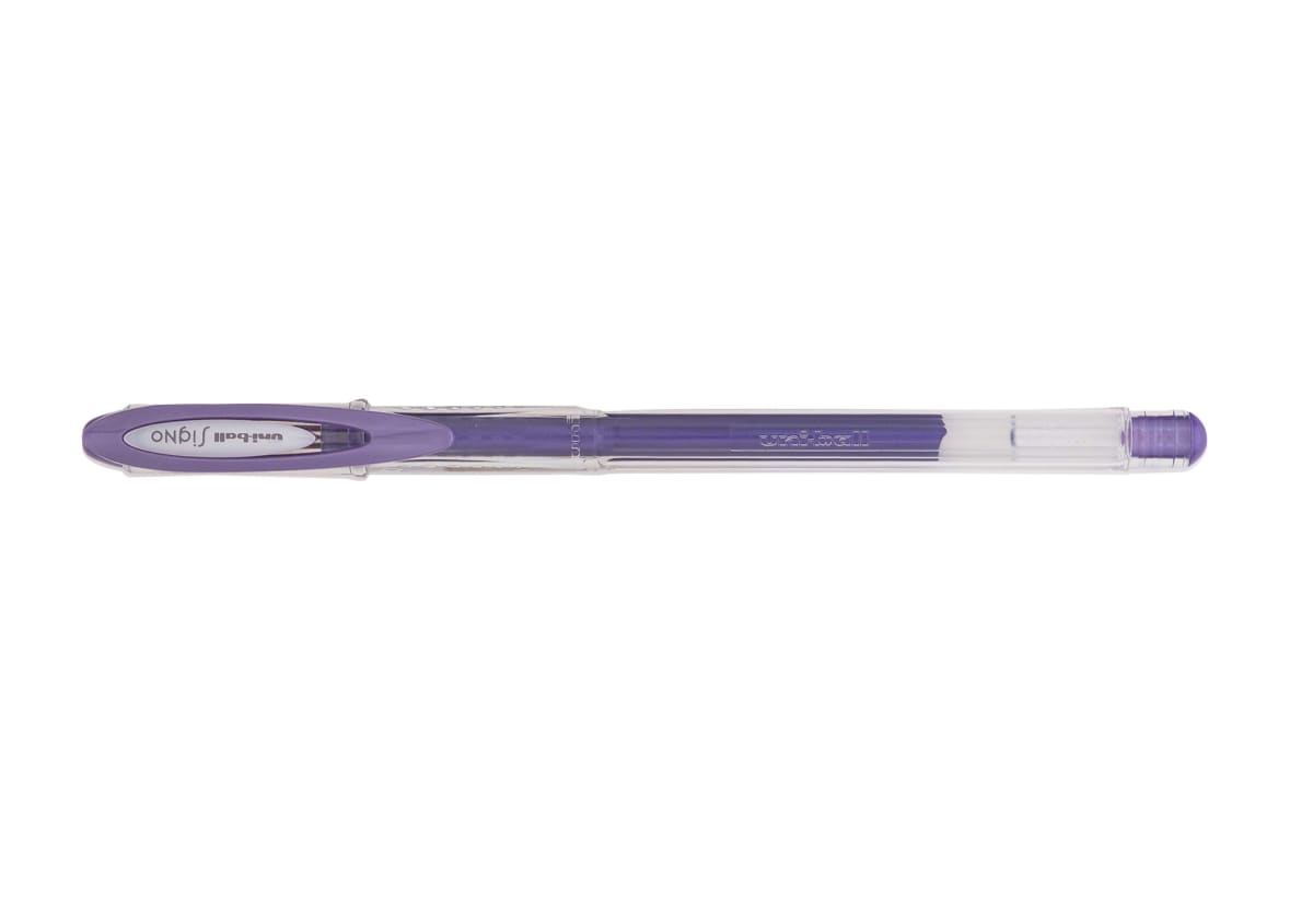 LÁPIZ TINTA GEL SIGNO NOBLE METAL 0.8MM VIOLETA UNI-BALL1