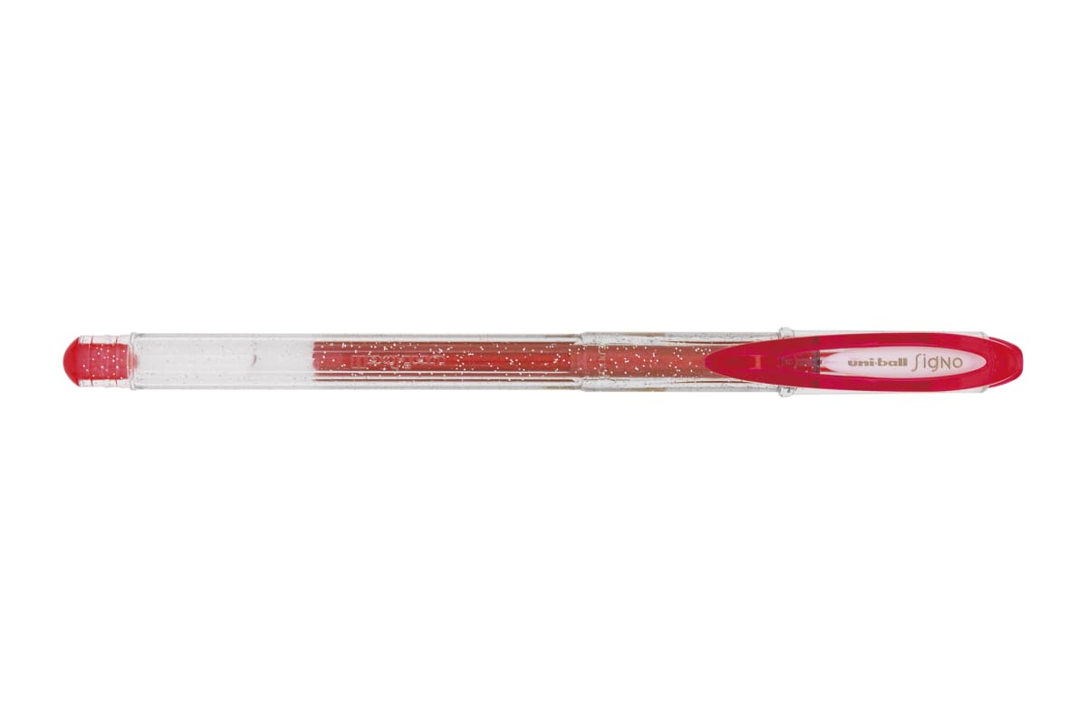 LÁPIZ TINTA GEL SIGNO SPARKLING 1MM ROJO UNI-BALL1