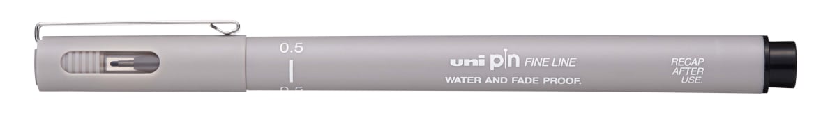 TIRALÍNEAS 0.5MM UNI-PIN GRIS CLARO UNI-BALL1