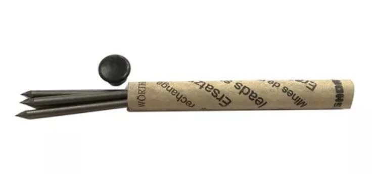 MINAS 3.15 MM 7B GRAFITO (4UN) WORTHER2