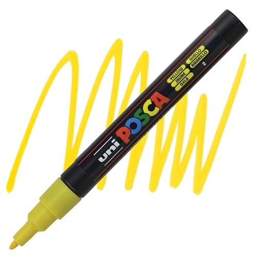 MARCADOR ACRÍLICO PC-3M AMARILLO POSCA1