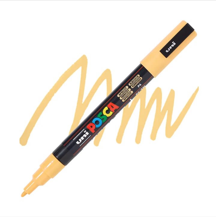 MARCADOR ACRÍLICO PC-3M ALBARICOQUE POSCA1
