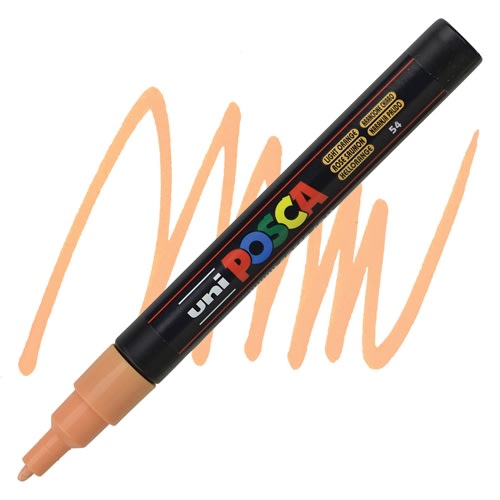 MARCADOR ACRÍLICO PC-3M NARANJA PÁLIDO POSCA1