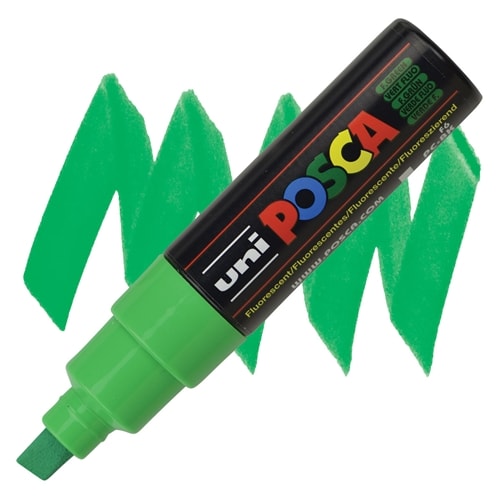 MARCADOR ACRÍLICO PC-8K VERDE FLÚOR POSCA1