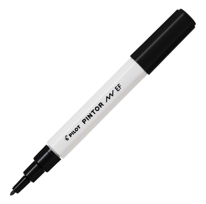 MARCADOR ACRÍLICO PINTOR EXTRA FINO (EF) 0.7MM NEGRO PILOT2