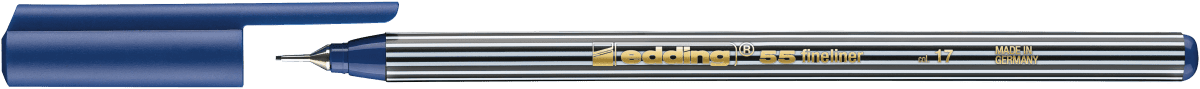 TIRALÍNEAS 0.3MM E-55 AZUL ACERO (N.17) EDDING2