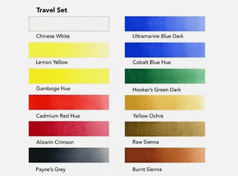 ACUARELA EN PASTILLAS AQUAFINE 12 COLORES DALER ROWNEY3