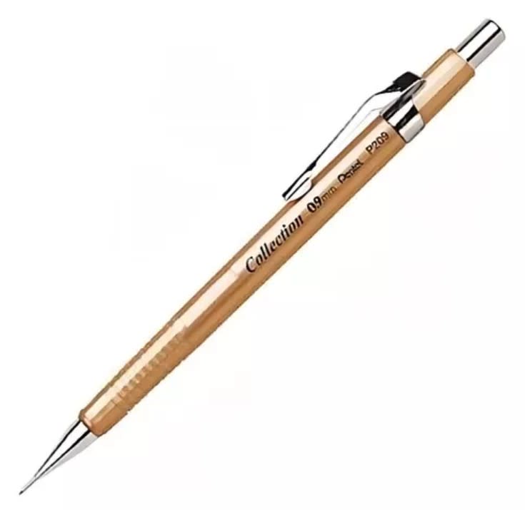 PORTAMINAS TÉCNICO 0.9MM P209-X DORADO PENTEL1