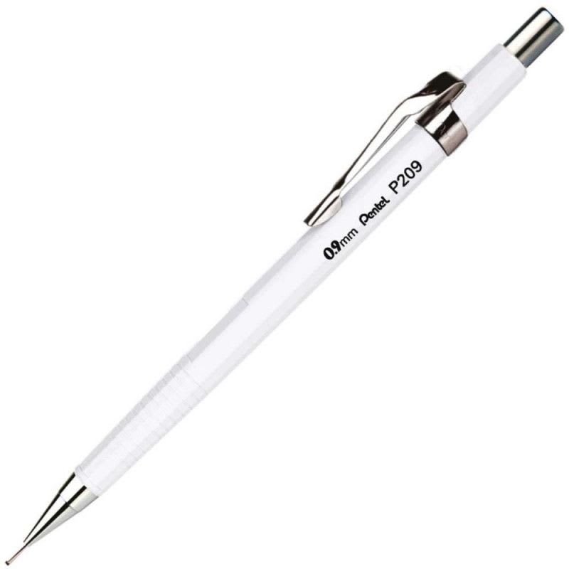 PORTAMINAS TÉCNICO 0.9MM P209-W BLANCO PENTEL1