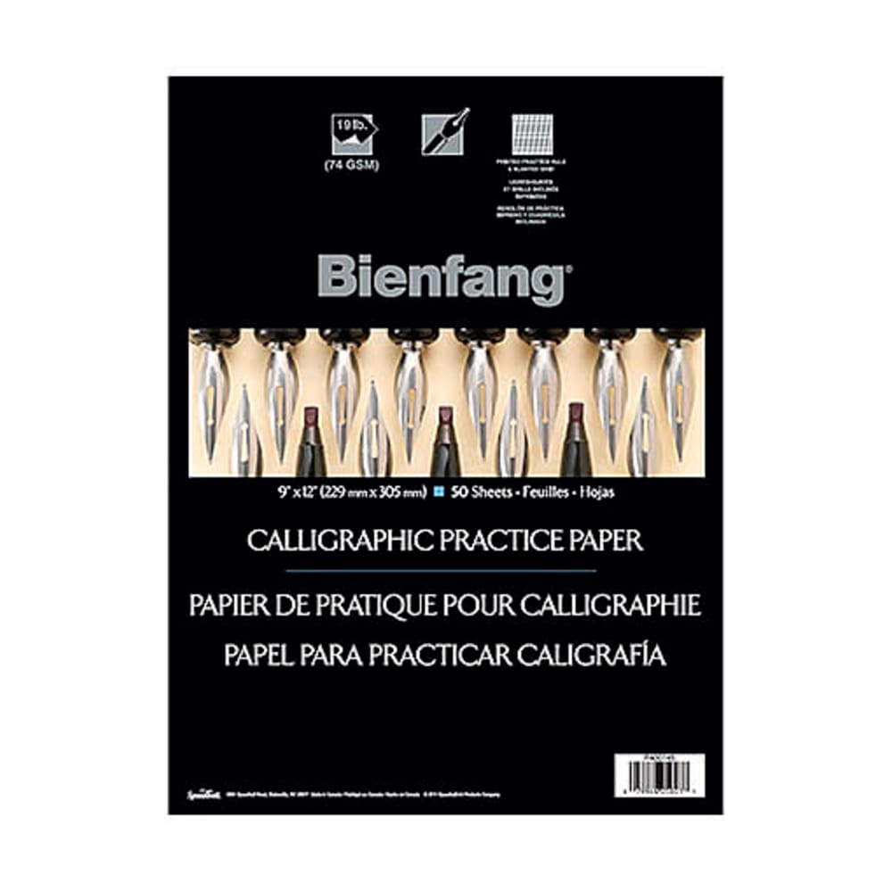 BLOCK BIENFANG 206 CALLIGRAPHY PRACTICE 9X12 50 HOJAS1