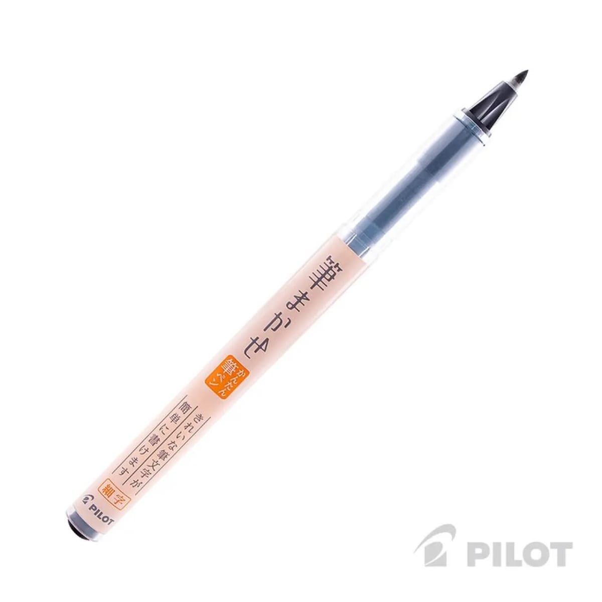 LÁPIZ BRUSH PEN FUDE MAKASE FINO NEGRO PILOT1