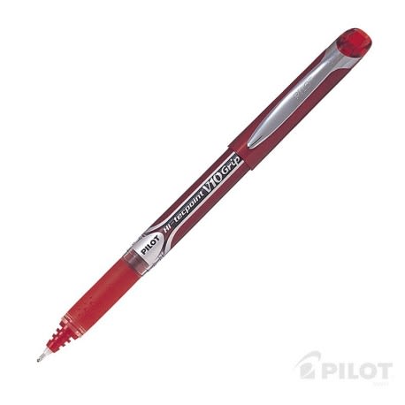 LÁPIZ TINTA HI-TECPOINT GRIP V10 1MM ROJO PILOT1