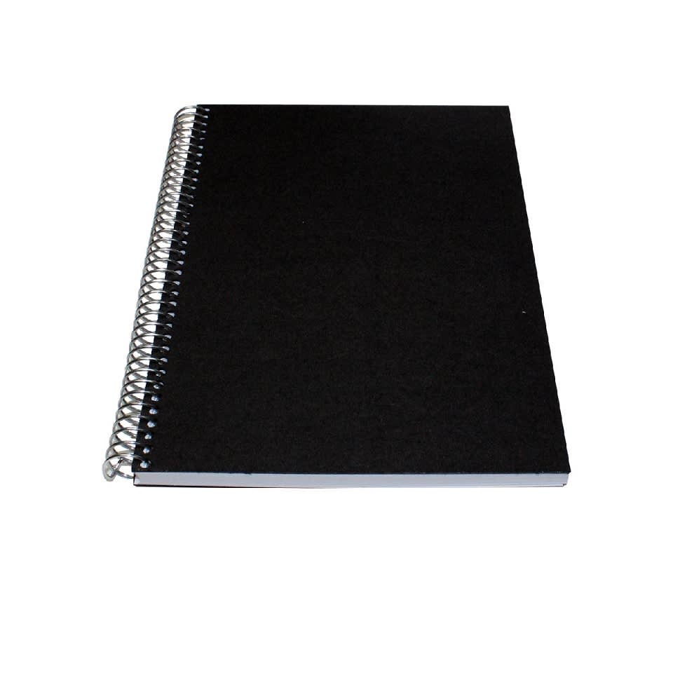 CUADERNO BOND TAPA NEGRA 1/2 OFICIO 100 HOJAS2