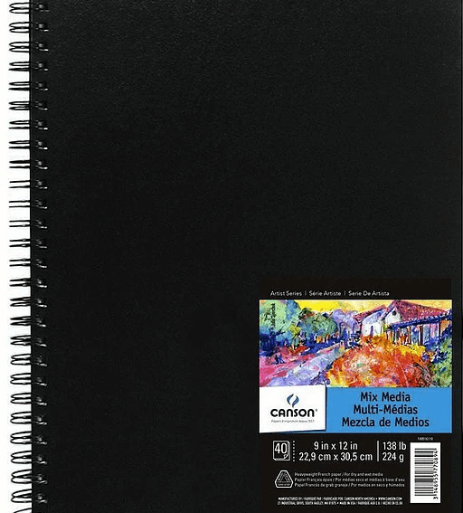 LIBRETA ART BOOK MIX MEDIA 22X30 CMS3